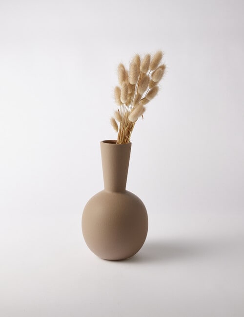 M&Co Atlas Vase, Large, Greige product photo View 03 L