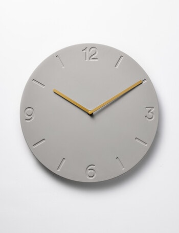Salt&Pepper Oliver Wall Clock, Stone product photo