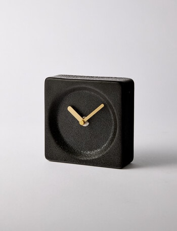 Salt&Pepper Oliver Desk Clock, Black product photo