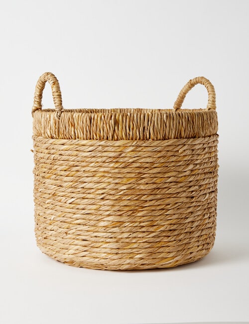 M&Co Twisted Weave Basket, Large product photo View 02 L