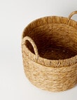 M&Co Twisted Weave Basket, Large product photo View 03 S