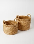 M&Co Twisted Weave Basket, Large product photo View 04 S