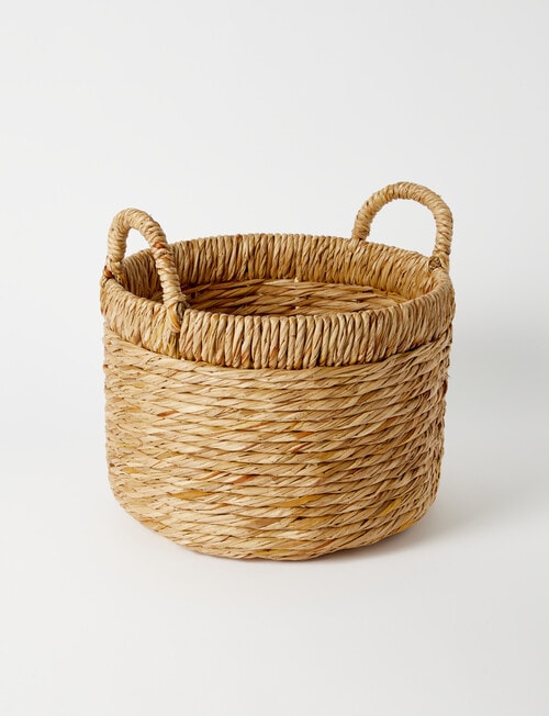 M&Co Twisted Weave Basket, Medium product photo
