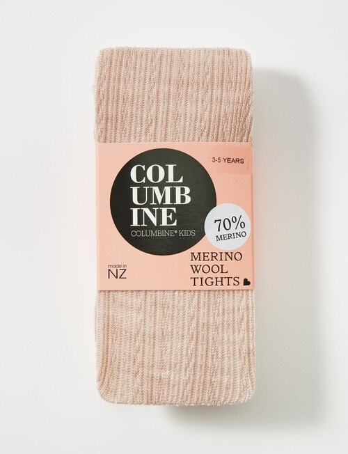 Columbine Liner Cable Merino Tights, Sand product photo View 02 L