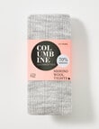 Columbine Liner Cable Merino Tights, Light Grey product photo View 02 S