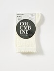 Columbine Texture Merino Crew Sock, Cream product photo View 02 S