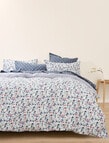 Haven Washed Serena Duvet Cover Set, White product photo View 05 S