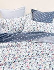 Haven Washed Serena Duvet Cover Set, White product photo View 06 S
