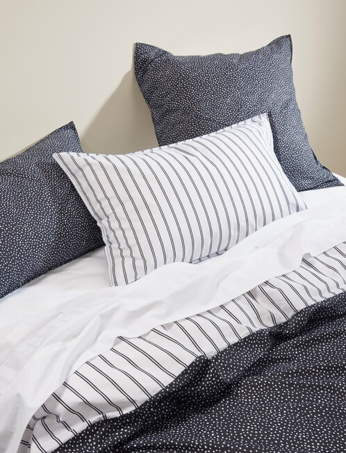 Haven Henri Washed Duvet Cover Set, Midnight product photo