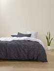 Haven Henri Washed Duvet Cover Set, Midnight product photo View 05 S