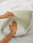 Haven Taylor Washed Euro Pillowcase, Mint product photo View 05 S