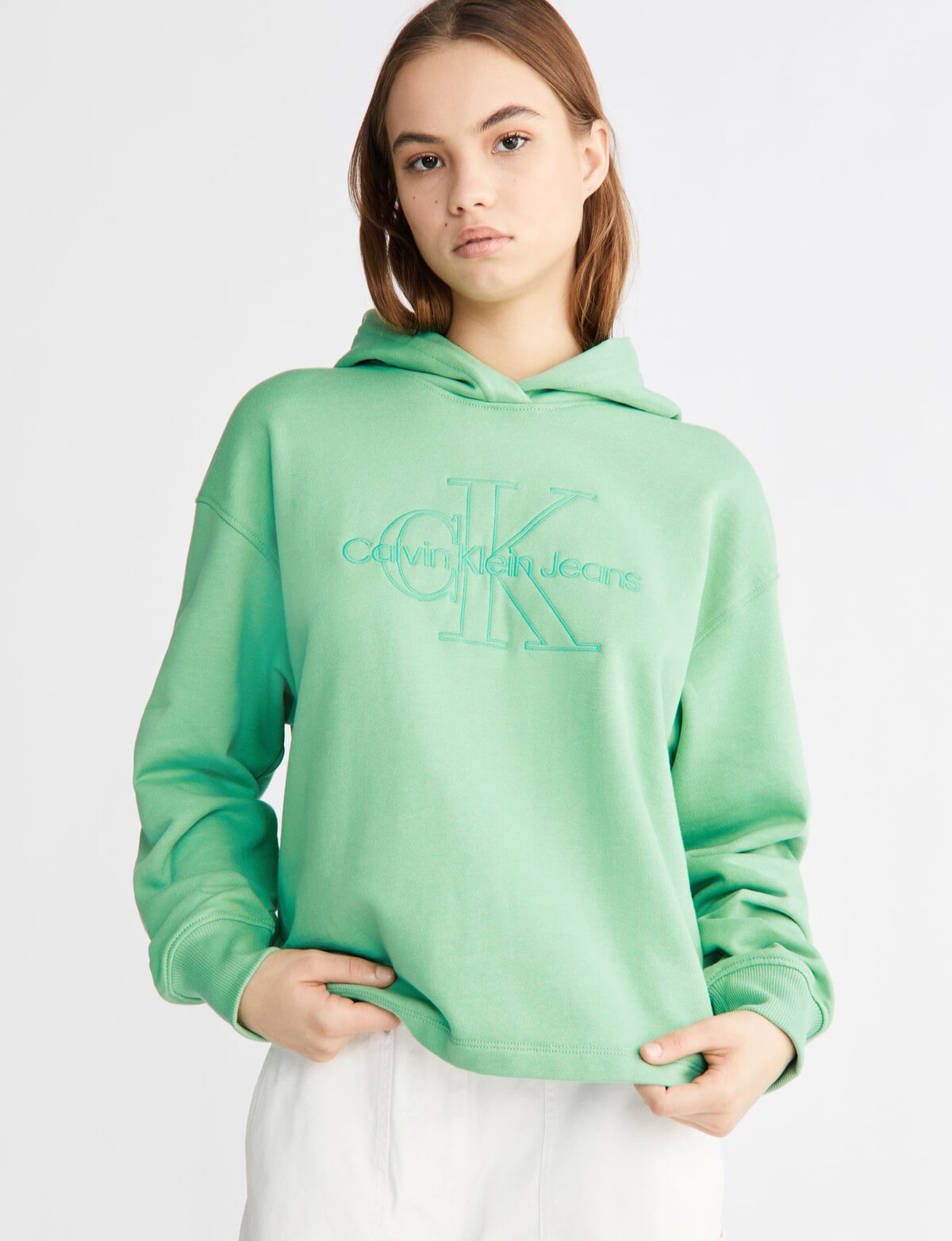 Calvin Klein Monologo Hoodie, Neptune Wave - Sweatshirts & Hoodies