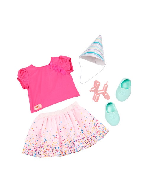 Our Generation It's Time to Party Confetti-Themed Birthday Outfit product photo View 02 L
