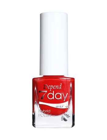 Depend 7 Day Nail Polish, Mahaba Red product photo