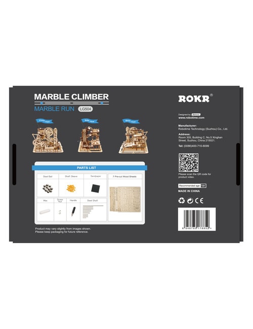 DIY Kits Robotime Marble Climber Kit product photo View 06 L