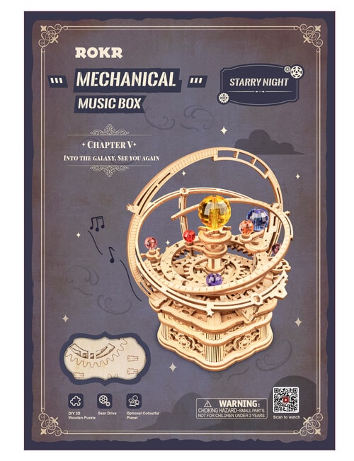 DIY Kits Robotime 3D Wooden Puzzle, Starry Night product photo
