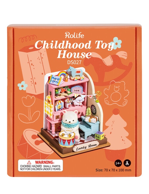 DIY Kits Rolife Kit, Childhood Toy House product photo View 02 L