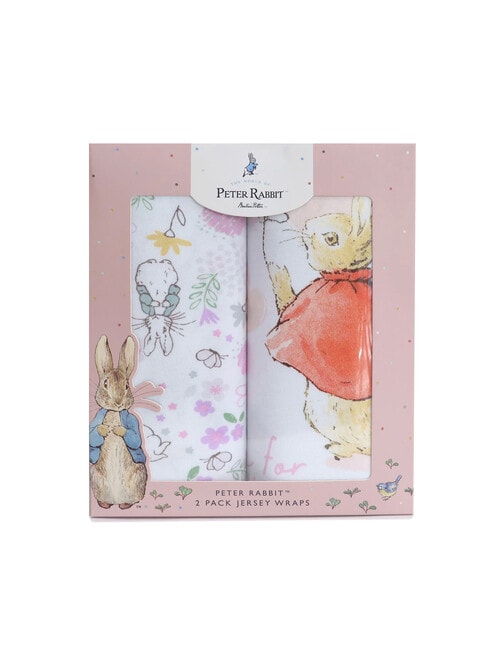Peter Rabbit New Adventure Jersey Wrap, 2-Pack, Pink product photo