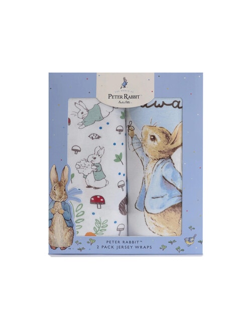 Peter Rabbit New Adventure Jersey Wrap, 2-Pack, Blue product photo