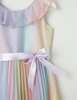 Mac & Ellie Formal Rainbow Ombre Pleated Dress, Lilac product photo View 04 S