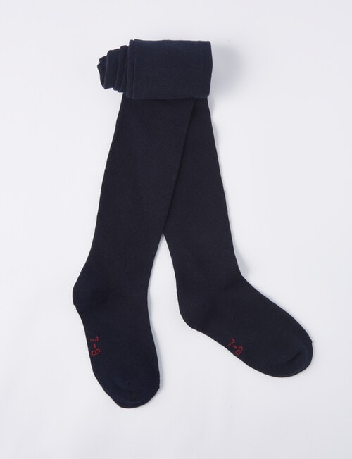 Blue Ink Cotton Rich Tights, Navy product photo