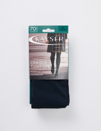 Kayser Opaque Tight, 70 Denier, 2-Pack, Ink Navy product photo