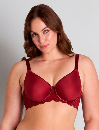 Fayreform Lace Perfect Contour Bra, Biking Red, D-G product photo