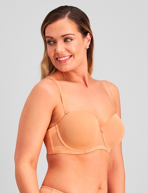 Fayreform Magic Makeover Strapless Bra, Cork & Shell, D-G product photo View 06 L