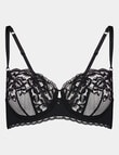 Me By Bendon Delightfully So Underwire Bra, Black, B-DD product photo View 03 S