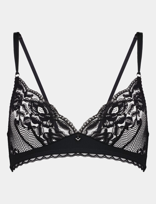 Me By Bendon Delightfully So Wire Free Bra, Black, S-XL product photo View 04 L