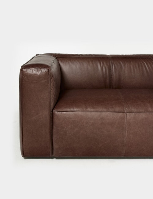 LUCA York Leather 3.5 Seater Sofa product photo View 05 L