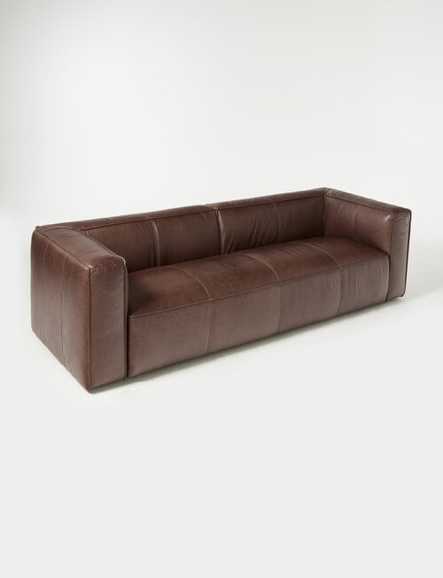 LUCA Furniture York Leather 3.5 Seater Sofa product photo View 07 L