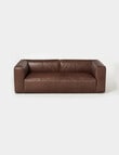 LUCA Furniture York Leather 3 Seater Sofa product photo