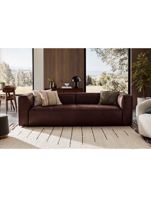 LUCA Furniture York Leather 3.5 Seater Sofa product photo View 07 L