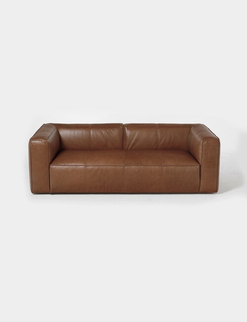 LUCA Furniture York Leather 3 Seater Sofa product photo View 03 L