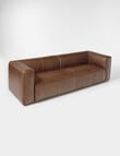 LUCA Furniture York Leather 3.5 Seater Sofa product photo