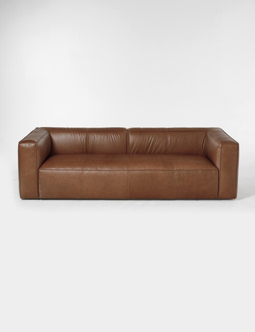 LUCA Furniture York Leather 3.5 Seater Sofa product photo View 03 L