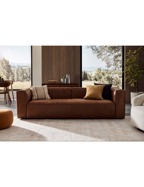 LUCA Furniture York Leather 3.5 Seater Sofa product photo View 07 L
