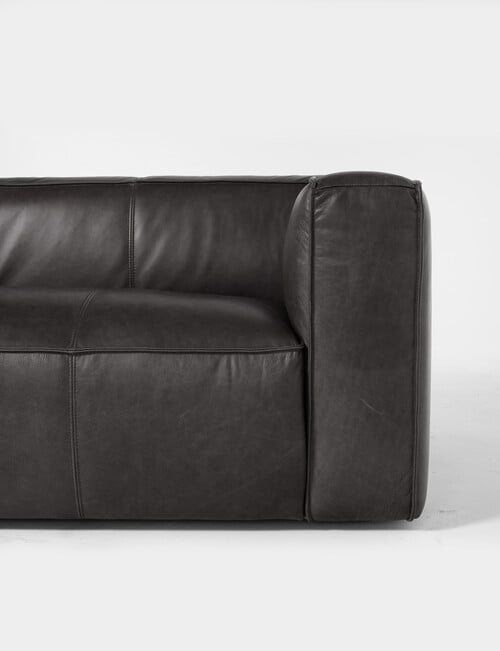 LUCA Furniture York Leather 3 Seater Sofa product photo View 05 L