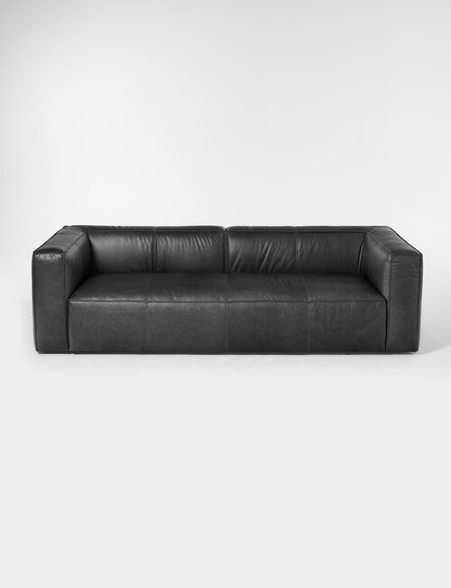 LUCA Furniture York Leather 3.5 Seater Sofa product photo View 03 L