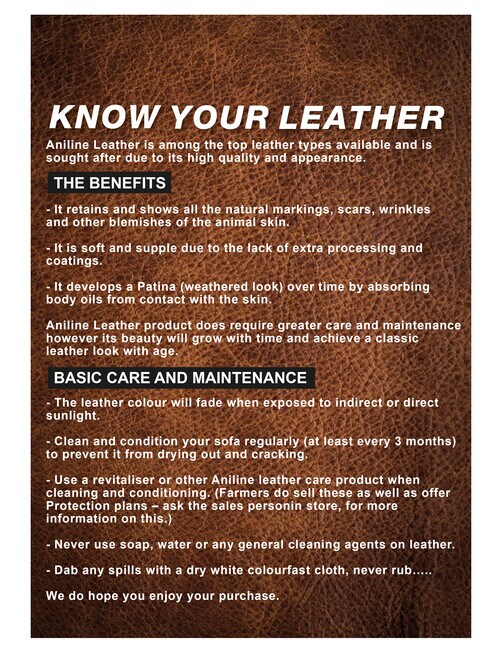 LUCA Furniture York Leather 3.5 Seater Sofa product photo View 11 L