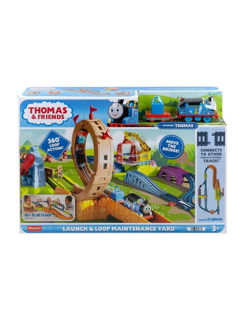 Thomas The Tank Engine Launch & Loop Maintenance Yard Train Set product photo