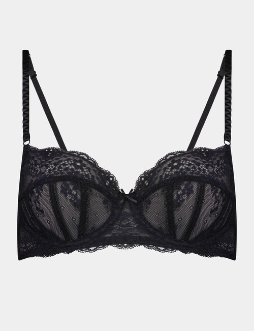 Bendon Sofia Underwire Bra, Black, B-G product photo