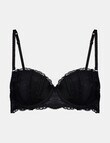 Bendon Sofia Contour Bra, Black, A-E product photo View 04 S