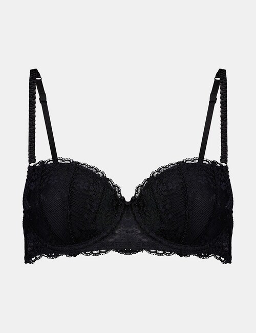 Bendon Sofia Contour Bra, Black, A-E product photo View 04 L