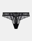 Bendon Sofia Thong, Black, XS-XL product photo View 04 S
