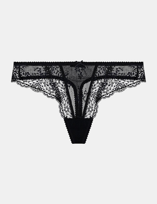 Bendon Sofia Thong, Black, XS-XL product photo View 04 L