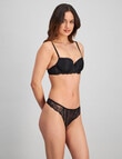 Bendon Sofia Contour Bra, Black, A-E product photo View 03 S