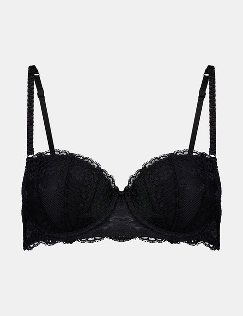 Bendon Sofia Contour Bra, Black, A-E product photo View 04 L