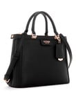 Guess Angy Society Satchel Bag, Black product photo View 04 S
